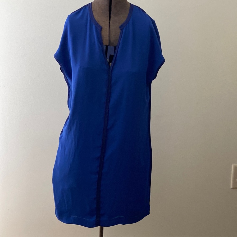 Blue mini dress